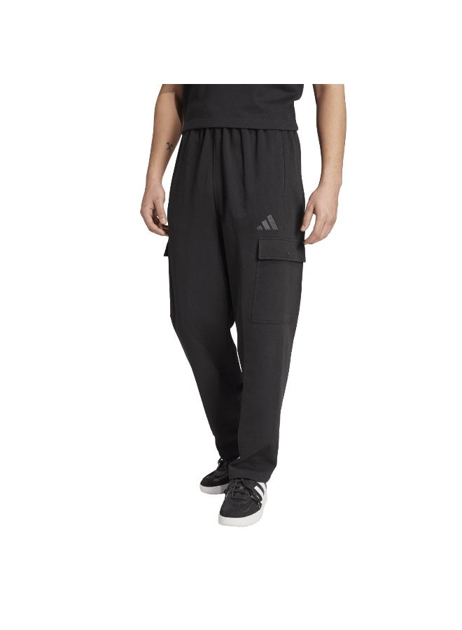 Adidas M A Szn Ft C Pt Black Training Pants For Men M - Image 2