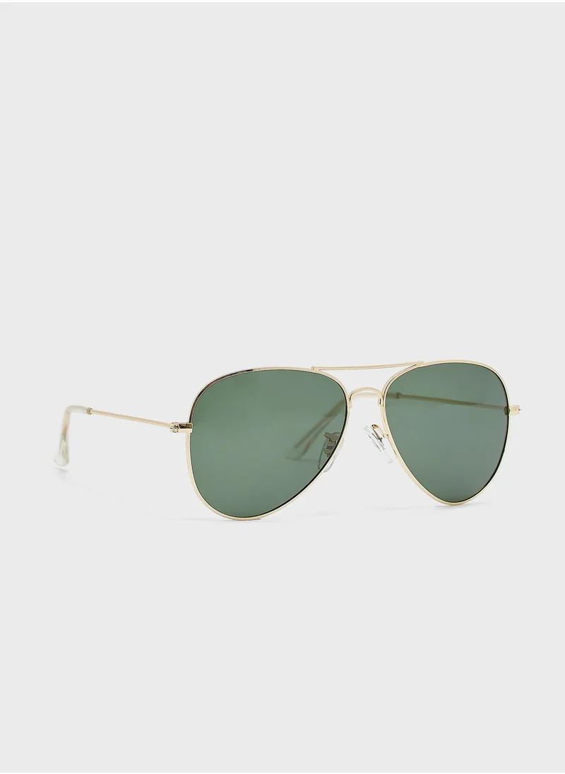 Robert Wood Polarized Aviator Sunglasses