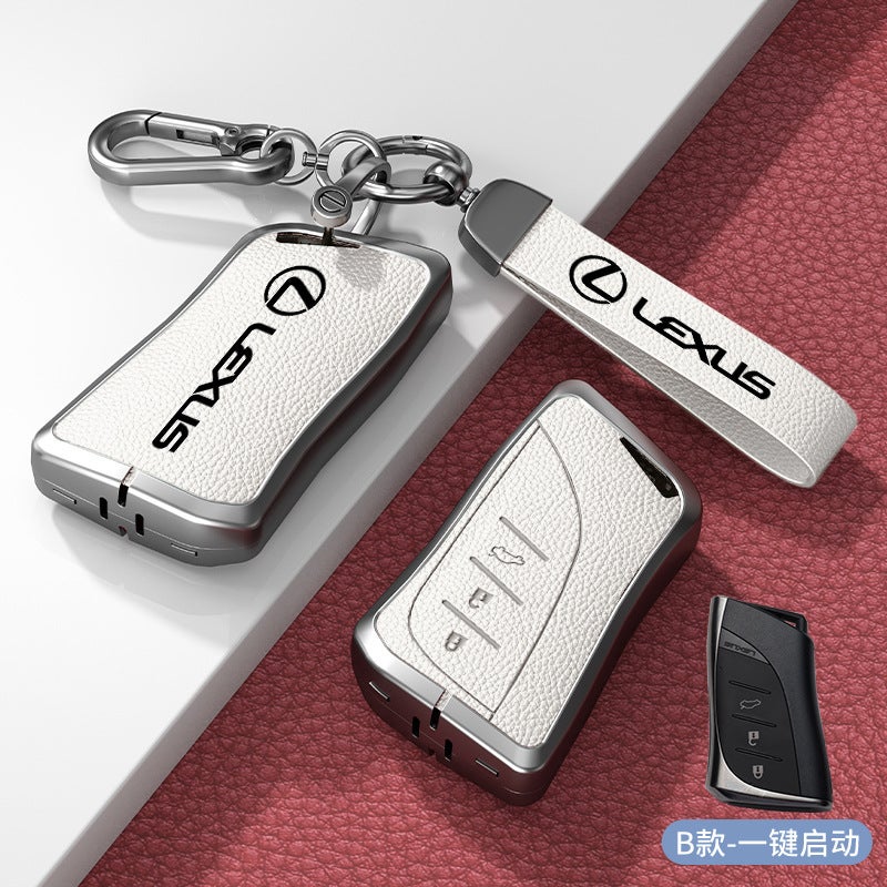 LEXUS Luxury Zinc Alloy Key Case for Lexus Models - Compatible with ES200, ES300H, RX300, RX350H, NX260, and more - Image 1