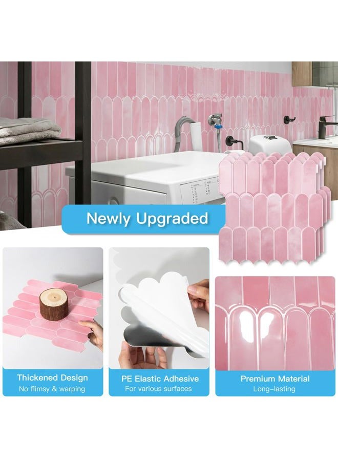 Art3d 12 x 12 Inch Heavy-Duty Peel and Stick Backsplash, Self-adhesive Wall Tiles for Kitchen Bathroom Decor, 10-Pack Pink - Image 4