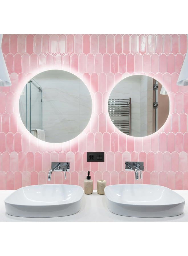 Art3d 12 x 12 Inch Heavy-Duty Peel and Stick Backsplash, Self-adhesive Wall Tiles for Kitchen Bathroom Decor, 10-Pack Pink - Image 3