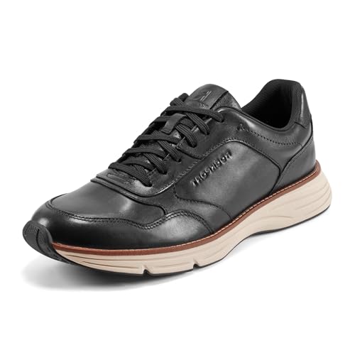 Rockport Men's Weston, Black Leather, 8 Medium - Image 1