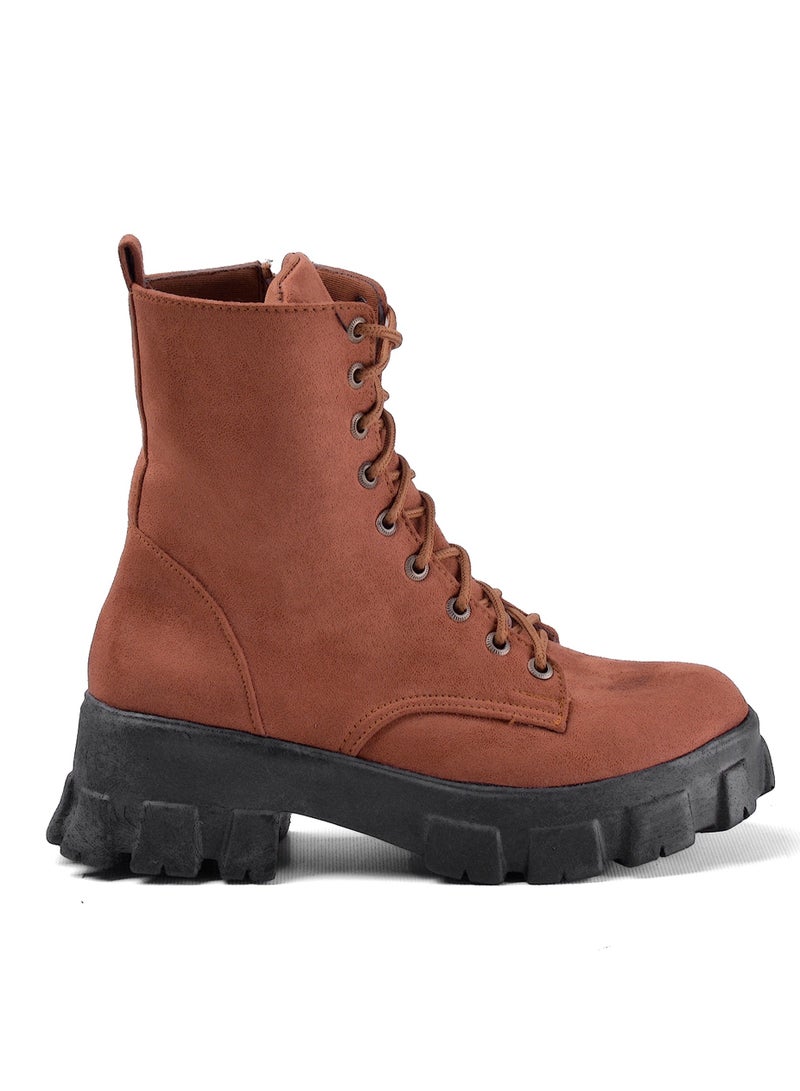 Run  High Quality Suede Half Pot With Zipper-HAVAN - Image 2