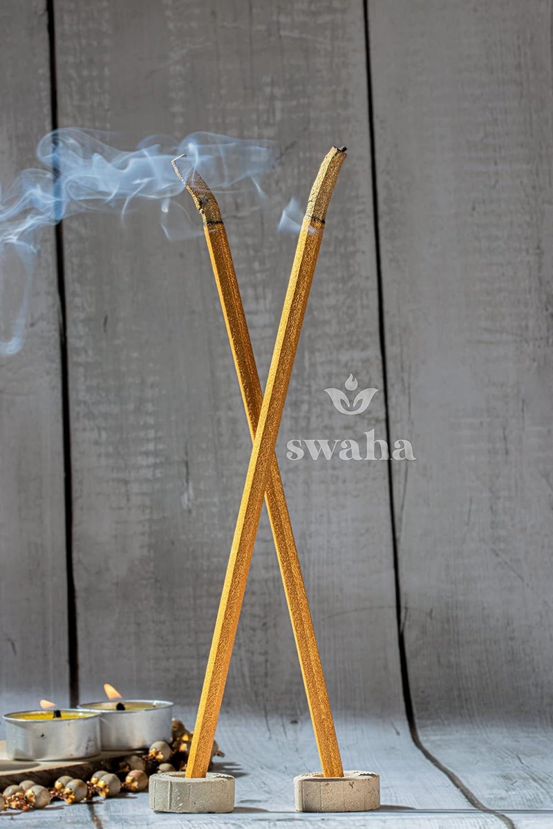 Swaha Swaha Sandalflora Agarbatti Set of 10 2 Hours Burning time Long Lasting Sandalflora Fragrance Incense Sticks Pack of 3  - Image 5