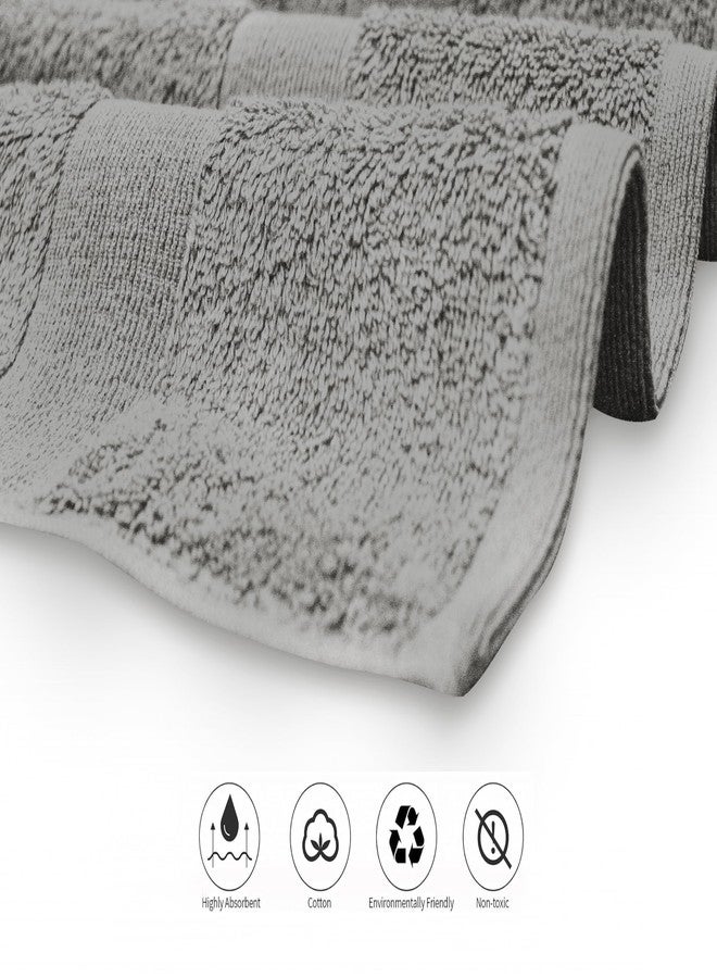 Softolle Luxury 8 Piece Towel Set, 2 Bath Towels 2 Hand Towels 4 Washcloths, Towels for Bathroom, Home, Spa & Gym - Highly Absorbent (Silver Grey) - Image 5