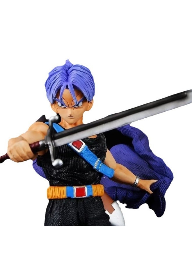 هالامودو التنين الكرة التنين سجلات شخصيات جذع الشعر الأرجواني والأصفر ، مثالية هدايا عيد ميلاد مذهلة ديكور سطح المكتب - Image 1