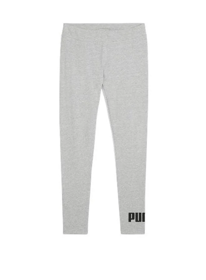 Puma grey Essential Logo Leggings for Women | Best Price UAE