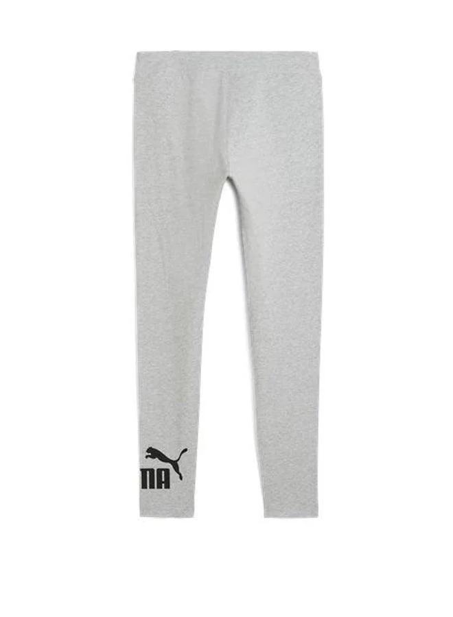 Puma grey Essential Logo Leggings for Women | Best Price UAE