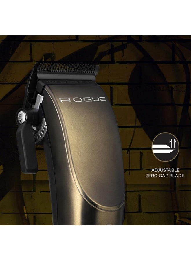 Stylecraft Stylecraft Rogue Professional 9V Microchipped Magnetic Motor Cordless Hair Clipper, 5 Guards, Matte Gunmetal  - Image 5