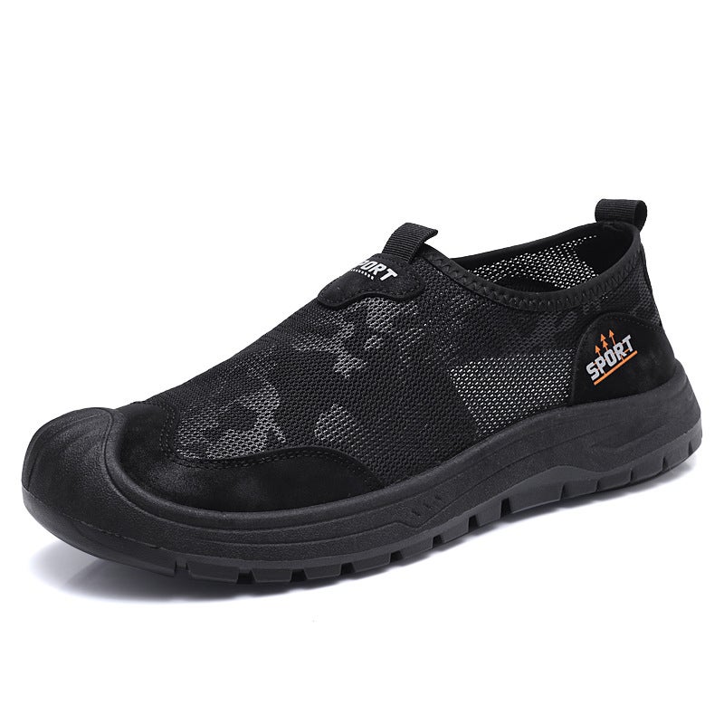 Men's Casual Slip-on Sneakers Breathable Mesh Lightweight - Image 5