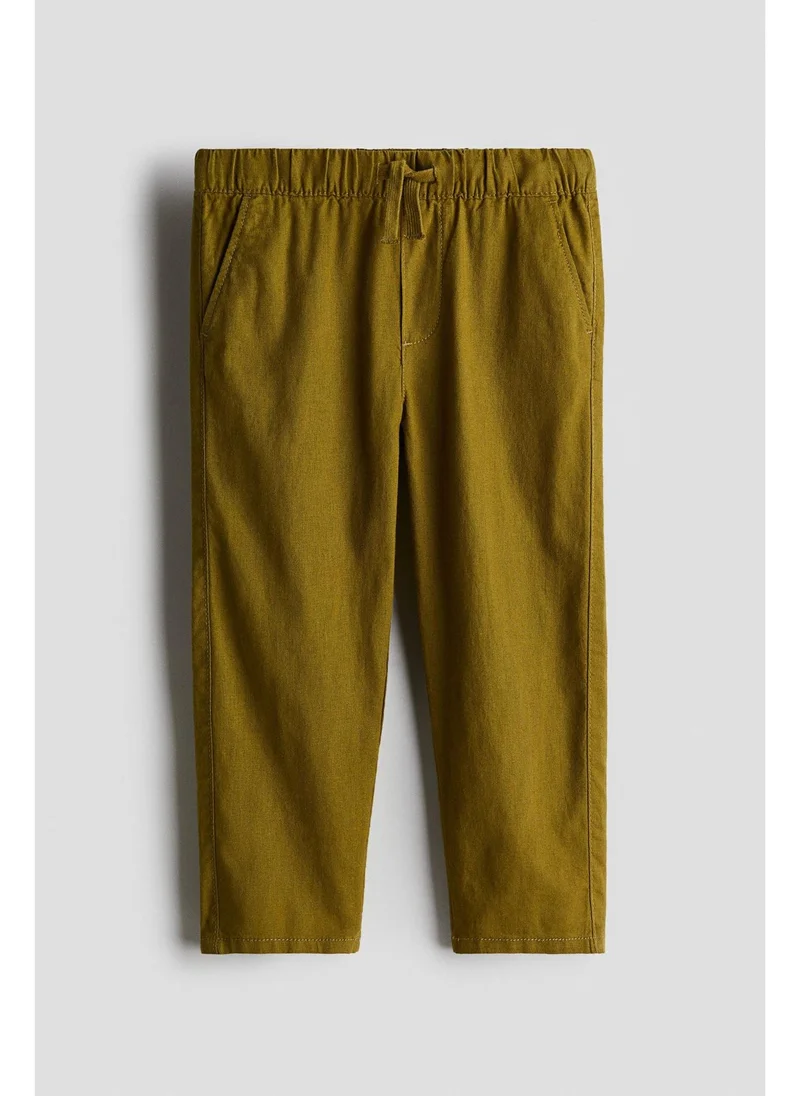 H&M Linen-blend trousers