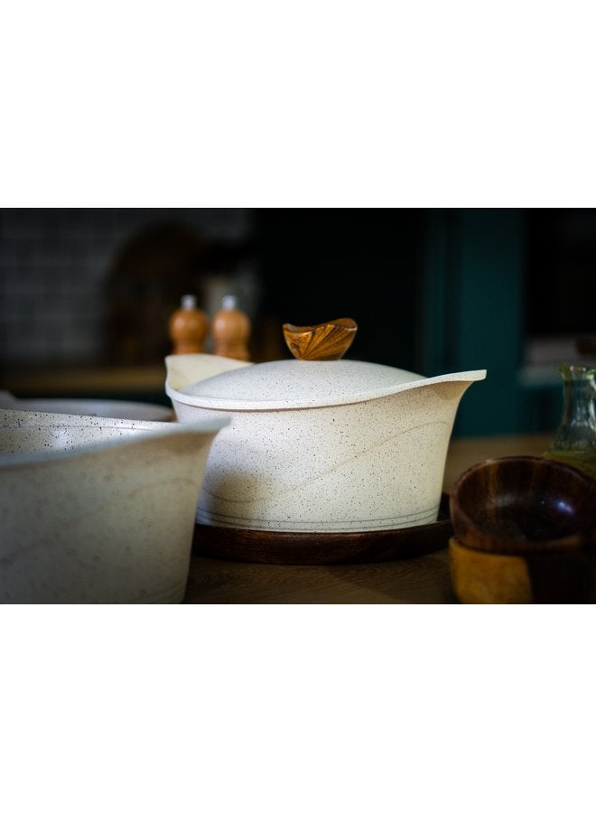 Glory Granite Pot Premium Size 20 cm Beige - Image 4