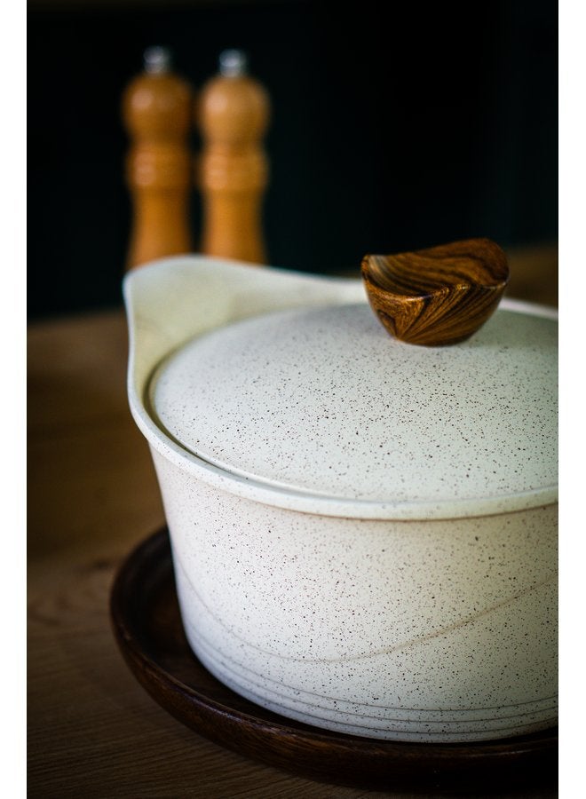 Glory Granite Pot Premium Size 20 cm Beige - Image 2