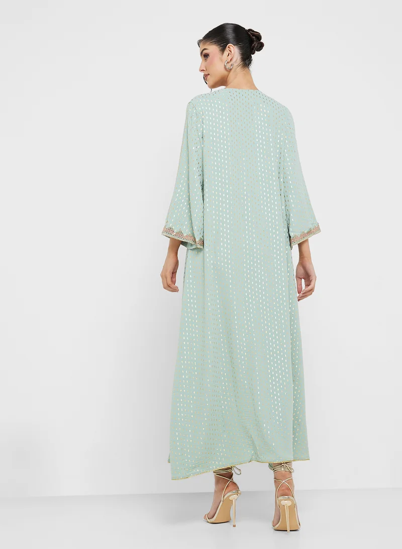 Khizana Embroidered Jalabiya