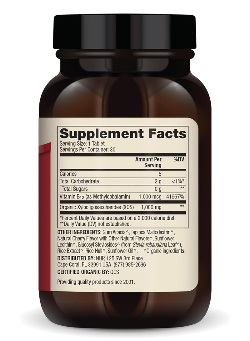 دكتور ميركولا فيتامين ب12 قابل للمضغ، 30 قرصًا، 30 حصة - Image 2