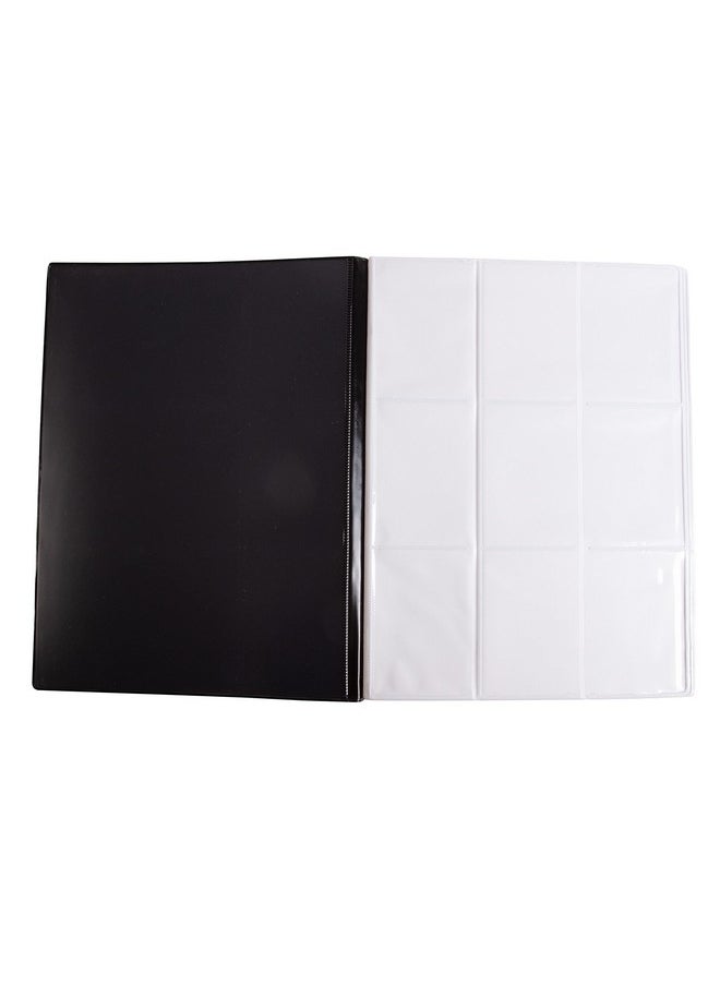 Monster Protectors Monster 9 Pocket Binderside Loading Trading Card Album Matte Black W/White Pages Holds 360 Standard Size Tcgs Works With Yugioh Magic The Gathering Pokémon & Sports Cardssafe & Secure Storage  - Image 3