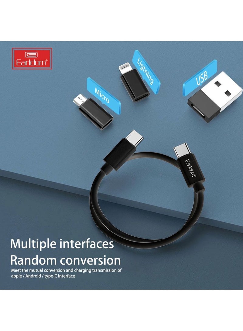 Earldom EC-148 Multifunctional 60W Data Cable Set - Image 4
