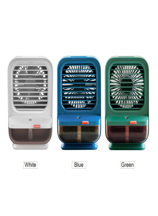 Portable Air Conditioner Fan Cooling Air Cooler Humidifier Aroma Diffuser 200mL Space Cooler with 3 Wind Speeds Night Light USB Air Cooler Fan for Home Office - Image 2