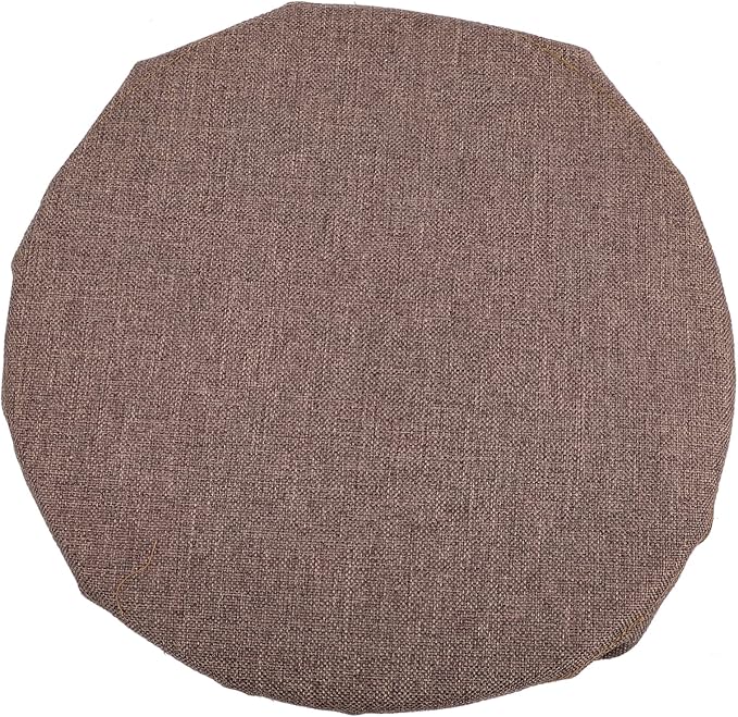 Coffee Telescoping Stool with Padded Seat Cushion for Camping and Outdoor Use - Image 1