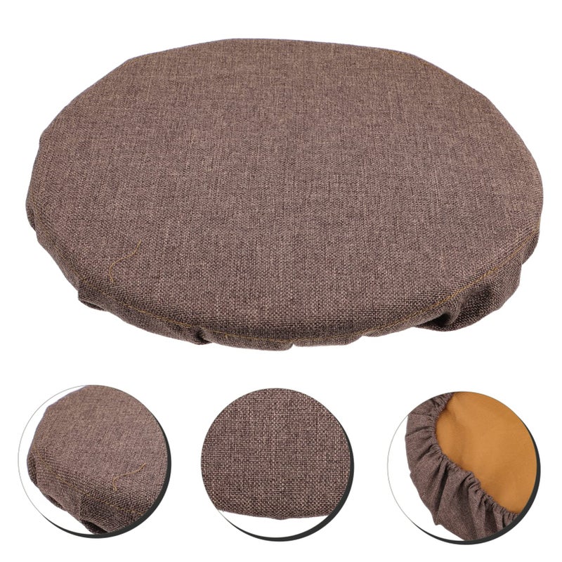Coffee Telescoping Stool with Padded Seat Cushion for Camping and Outdoor Use - Image 5