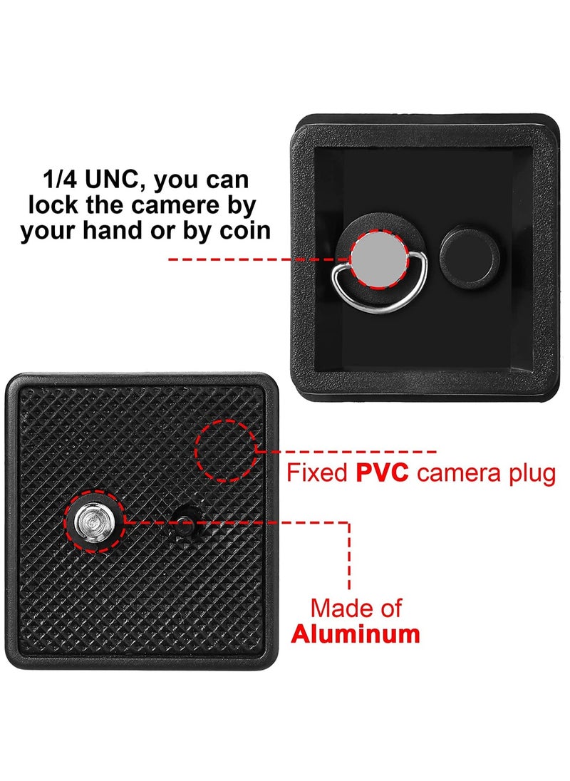 Generic - 41 mm QR Release Plate Camera Tripod Ball Head Quick Release Plate Replacement Compatible with Ambico V-0552 V-0554, Sunpak 7500 Pro 7500tm 7575, Kalimar Pro-tech V-40(2 Pieces) - Image 1