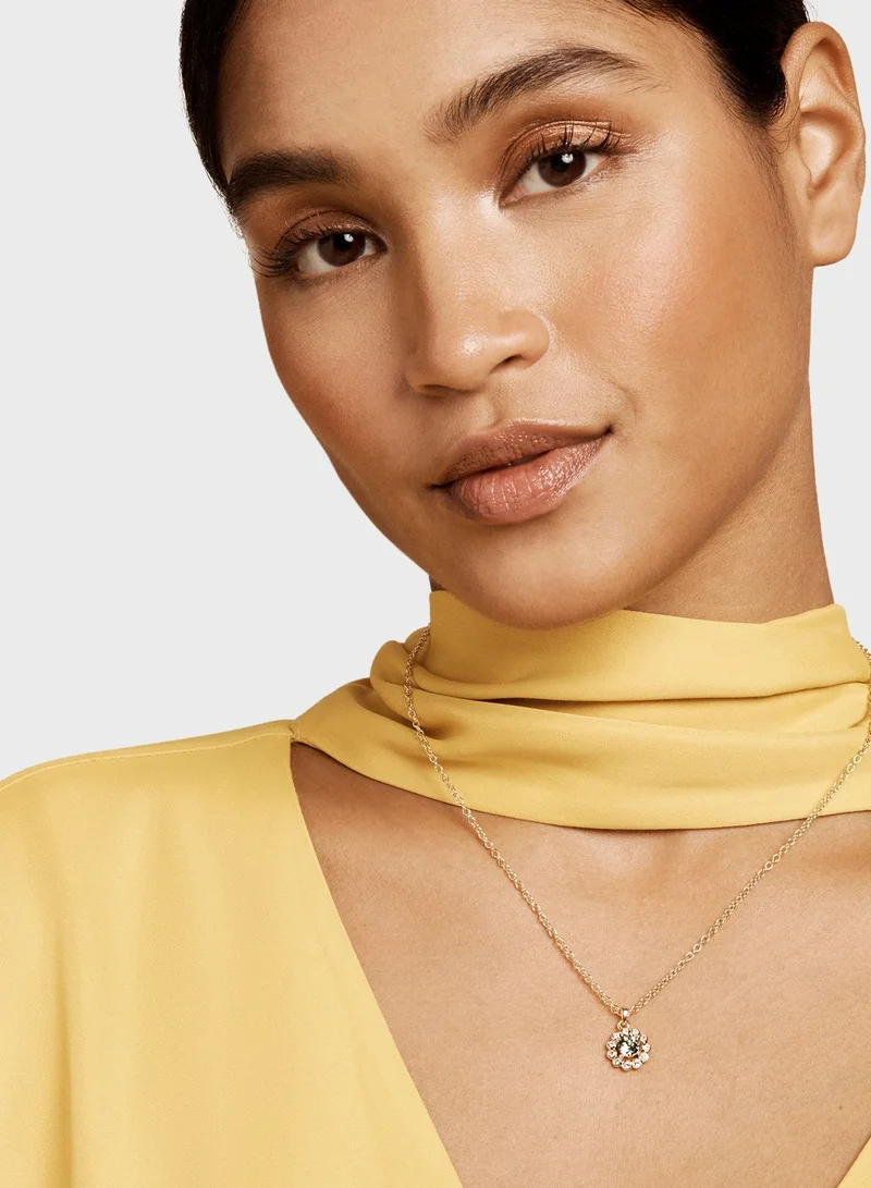 تيد بيكر Lramza Daisy Crystal Daisy Pendant Necklace