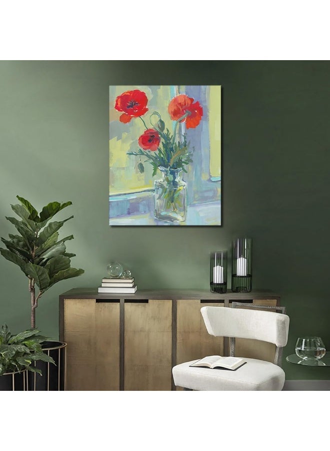 Home Trove Tumovo Vase Diy Paint By Numbers For Adults Beginner Flowers Paint By Number Kits On Canvas With Brushes Abstract Floral Oil Hand Painting Art Crafts For Home 16"X20"(Frameless)  - Image 2
