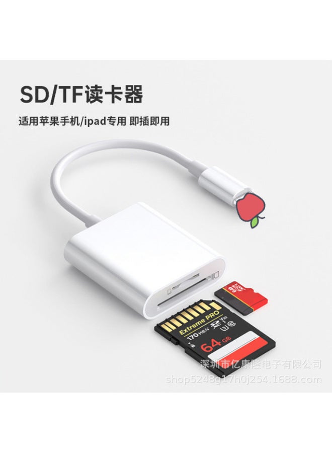 Two-in-one High-speed Type-c Apple Mobile Phone Computer Otg Card Reader Tf/sd Card Camera Car Application - Image 1