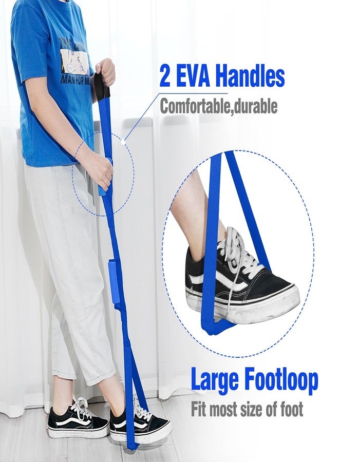 Homymusy 42 Inch Leg Lifter,Leg Lifter After Hip Replacement with Large Foot Loop,Mobility Aid for Disables and Elderly,Leg Lifter Strap for Knee Replacement Recovery Aids(Blue) - Image 5
