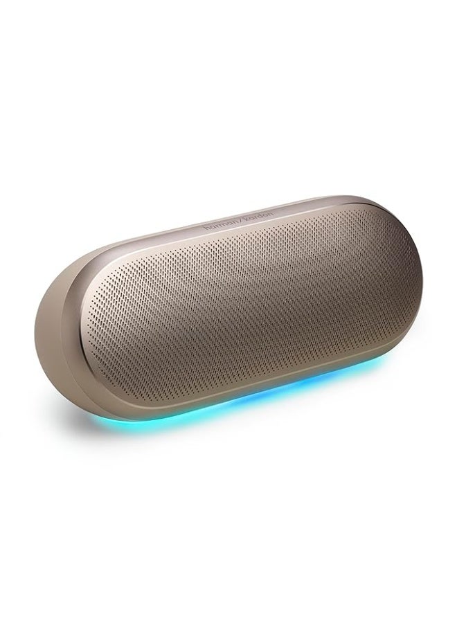 Harman Kardon Luna 2 - Wireless Bluetooth speaker with AI Sound Boost, Ambient light, IP67 waterproof & dustproof, Built-in battery for 12 hours playtime, Multi-speaker connection by Auracast - Image 1