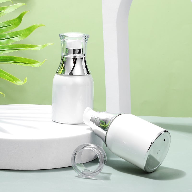 3 Pcs Airless Pump Vacuum Bottles Cosmetic Makeup Empty Storage Containers for Lotion Cream Foundation - Image 4