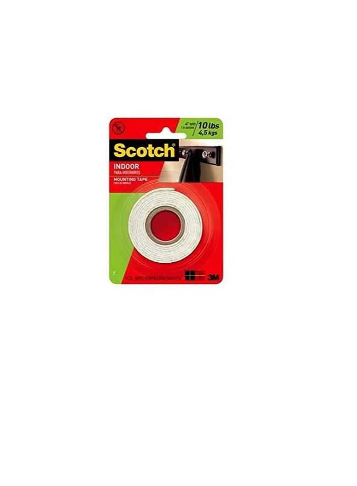 Scotch  Indoor Mounting Tape (White, 25.4mm x 1.27m)  - Image 3