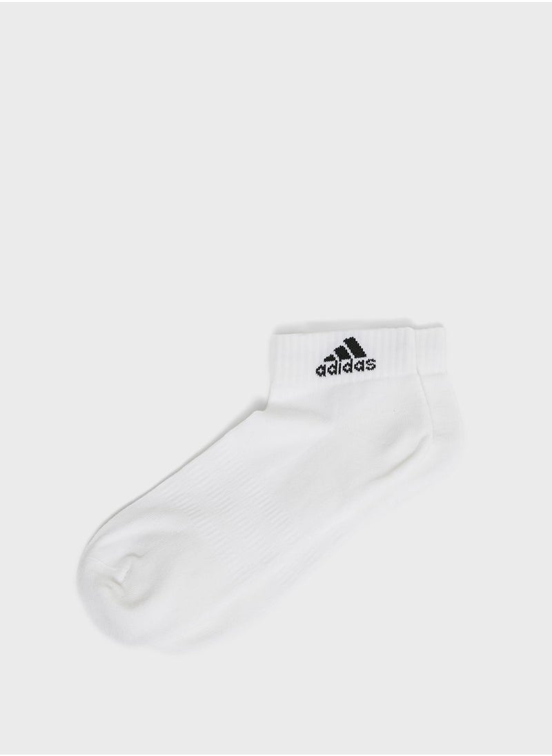 Adidas - 3 Pack Ankle Socks - Image 1