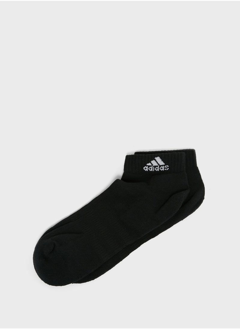 Adidas - 3 Pack Ankle Socks - Image 1