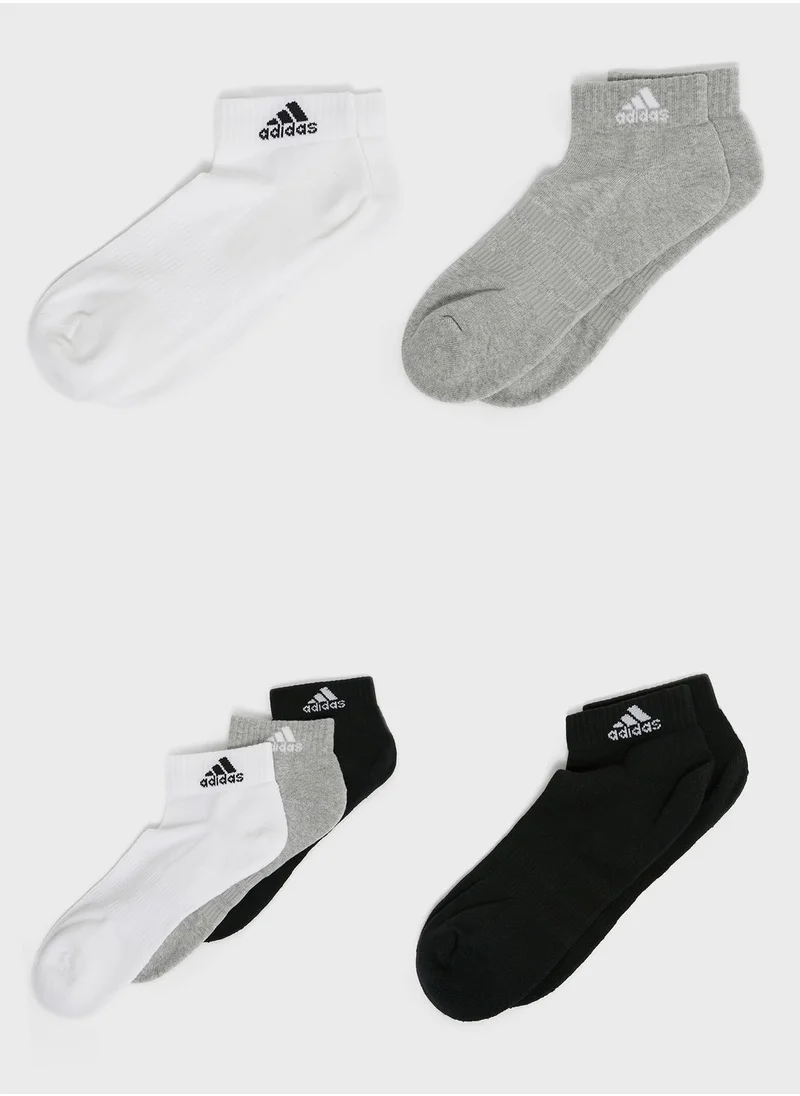 Adidas 3 Pack Ankle Socks