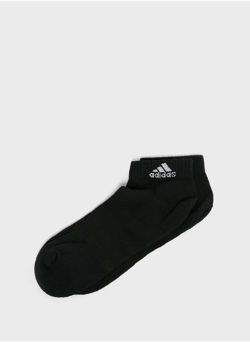 Adidas 3 Pack Ankle Socks