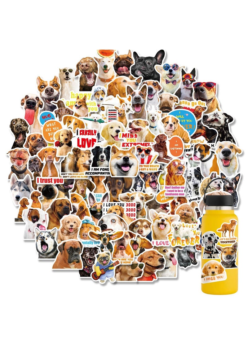 ORAINBOW 100Pcs Cute Dog Stickers for Water Bottles Vinyl Waterproof Funny Dog Stickers for Kids Teens Many Kinds of The Dog Stickers Decals for Dog Lovers Laptop Hydro flask Scrapbooking Journaling - Image 1
