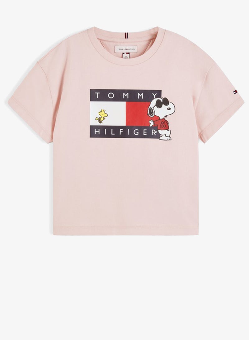 TOMMY HILFIGER PeanutsÂ® Flag Graphic Relaxed T-Shirt - Image 5