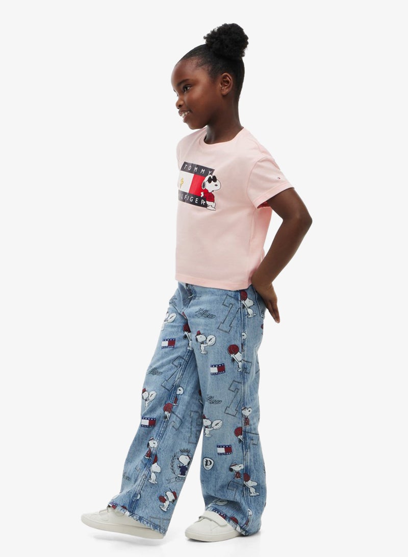 TOMMY HILFIGER PeanutsÂ® Flag Graphic Relaxed T-Shirt - Image 3