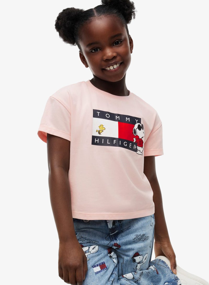 TOMMY HILFIGER PeanutsÂ® Flag Graphic Relaxed T-Shirt - Image 4