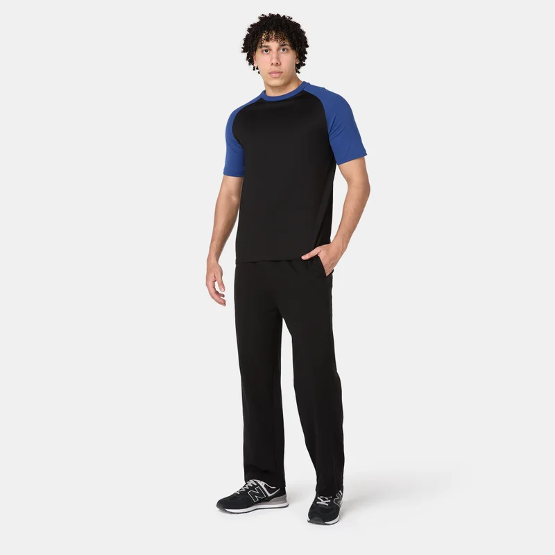 Sun and Sand Sports Black Men's Raglan T-Shirt for Men | Best Price UAE