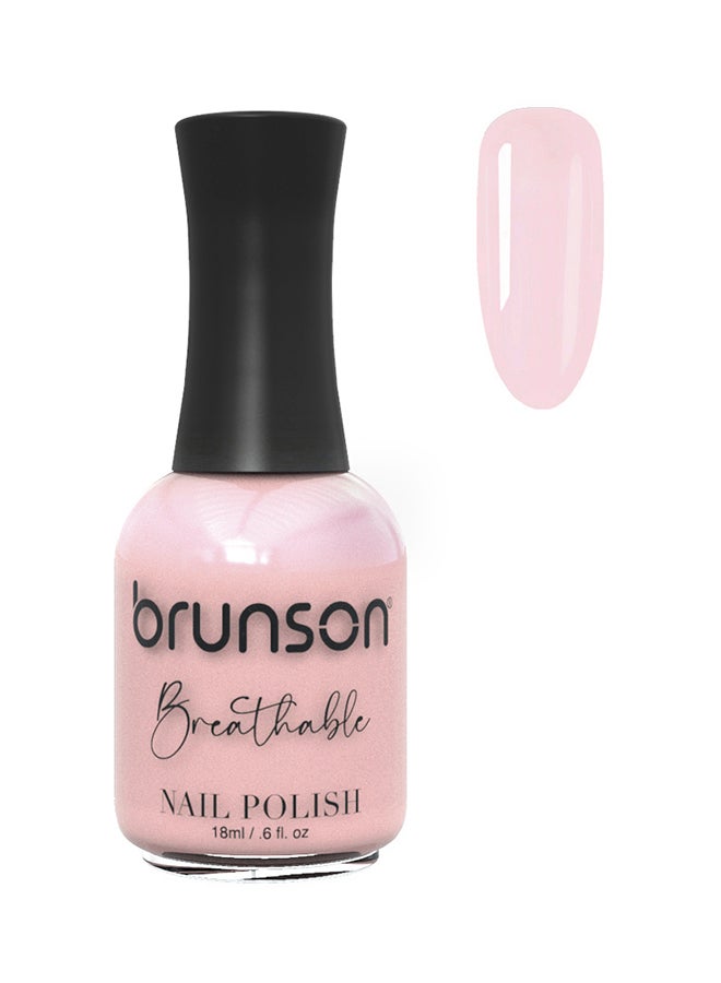 brunson Breathable Nail Polish Halal nail polish Wudu friendly Quick-Dry Vegan long lasting but easy peel off   18ml BH032