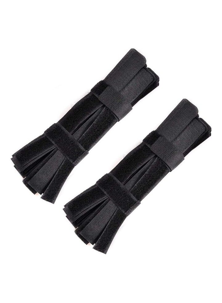 RAG&SAK Rag & Sak® Cable Ties Reusable Fastening Cable Straps Strips Wire Organizer Cord Rope Holder - Image 1