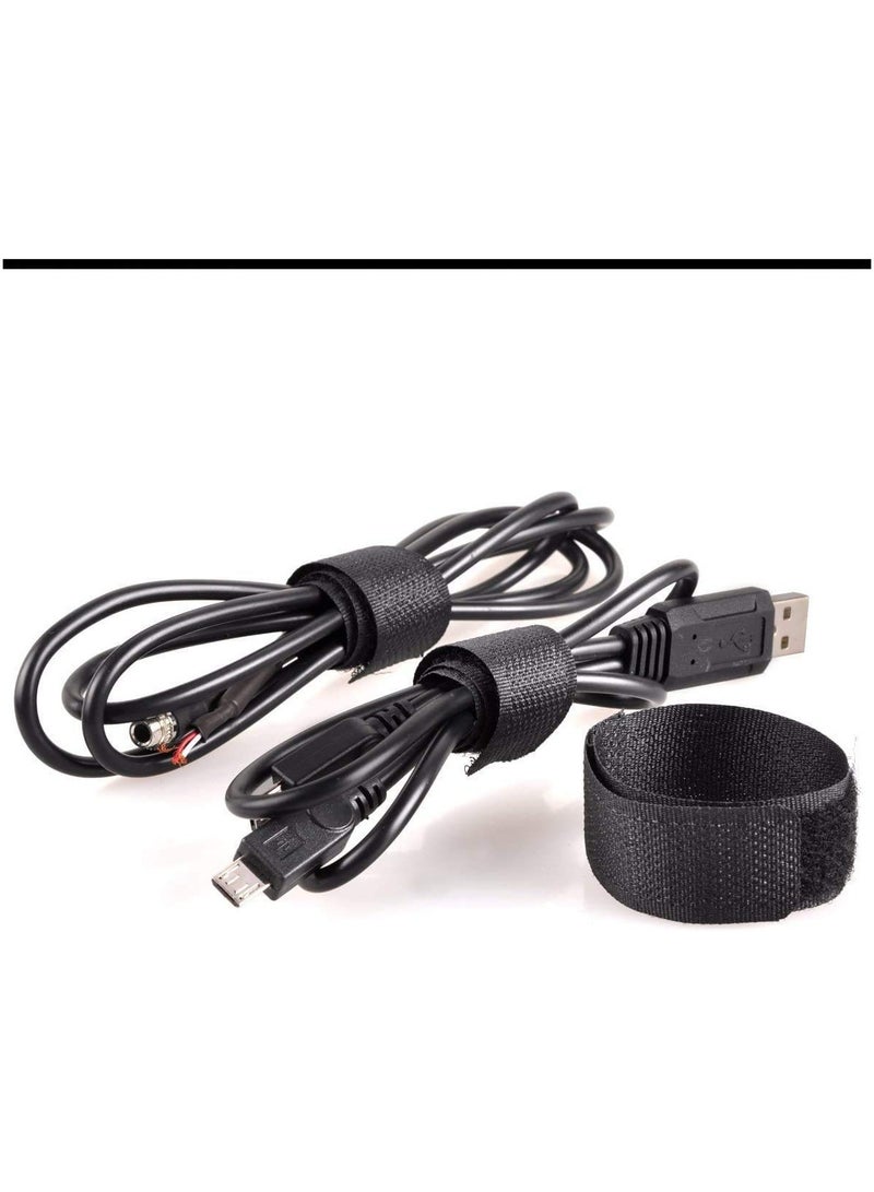 RAG&SAK Rag & Sak® Cable Ties Reusable Fastening Cable Straps Strips Wire Organizer Cord Rope Holder - Image 4