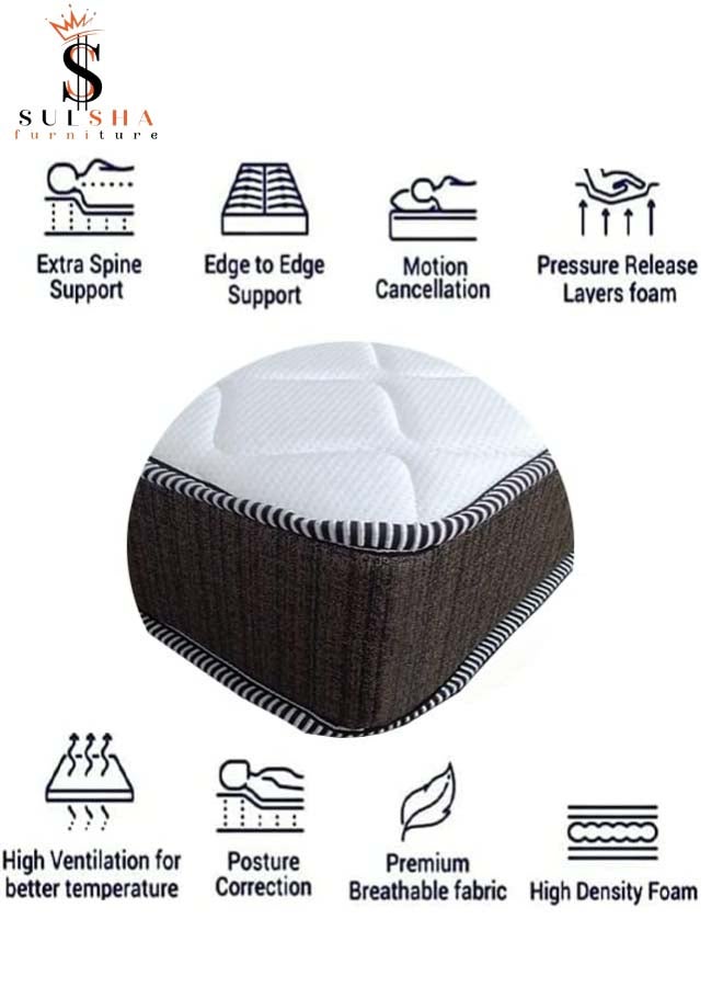 Premium Medical Mattress Double Size 120x200x26 cm