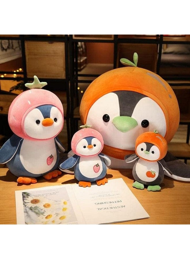 Tinytotem Cute Baby Fruit Penguin Soft Toy Stuffed Animal Spandex Plush for Kids by Adorable Design Cuddly Girl Pillow Gift for Girls 27cm - Image 2