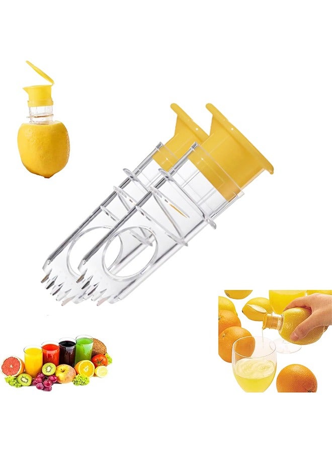 Lemon SqueezerScrew Top Manual Citrus Juicer Portable Lemon Juicer With Lid Handheld For Cocktails Drinks And Cooking  - Image 1