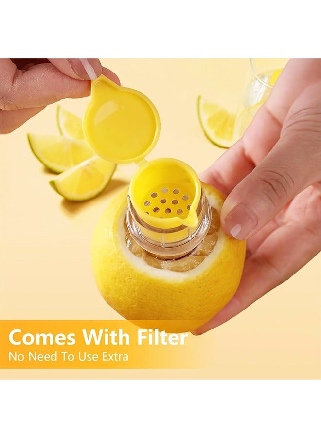 Lemon SqueezerScrew Top Manual Citrus Juicer Portable Lemon Juicer With Lid Handheld For Cocktails Drinks And Cooking  - Image 5