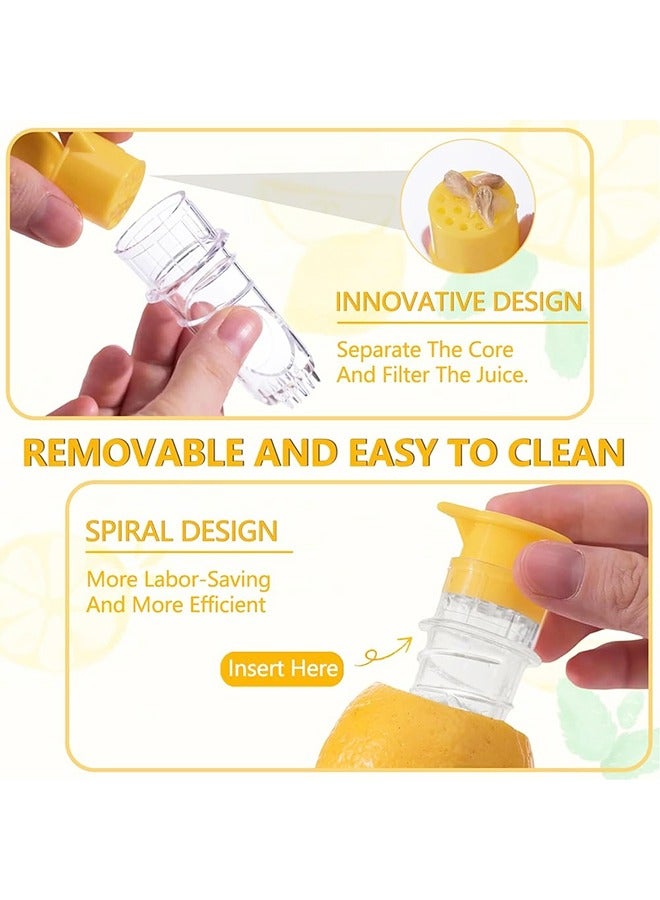 Lemon SqueezerScrew Top Manual Citrus Juicer Portable Lemon Juicer With Lid Handheld For Cocktails Drinks And Cooking  - Image 4