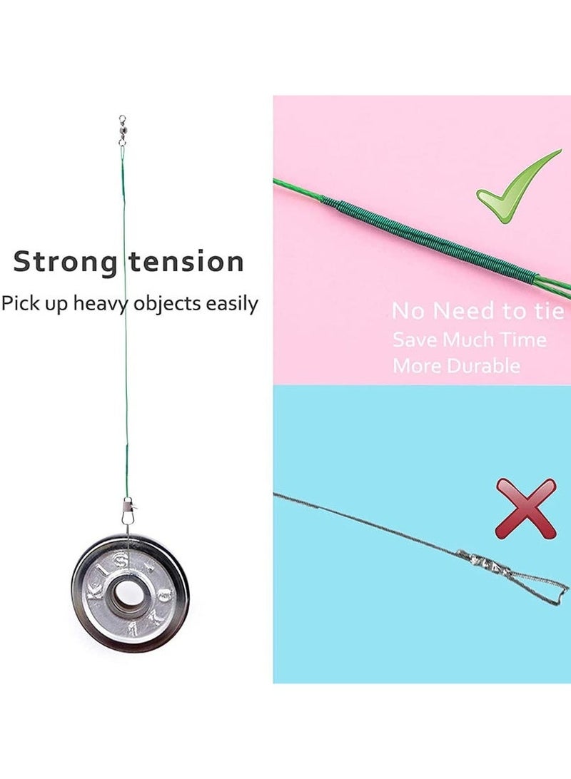 fantasize Fishing Leaders Wire, 30Pcs Tooth Proof 7 Strand Stainless Steel with Swivels Snap Kit Connect Connect Fishing Gear and Equipment Tackle Kit, for Lures Bait Rig Or Hooks, Fishing Gift - Image 3